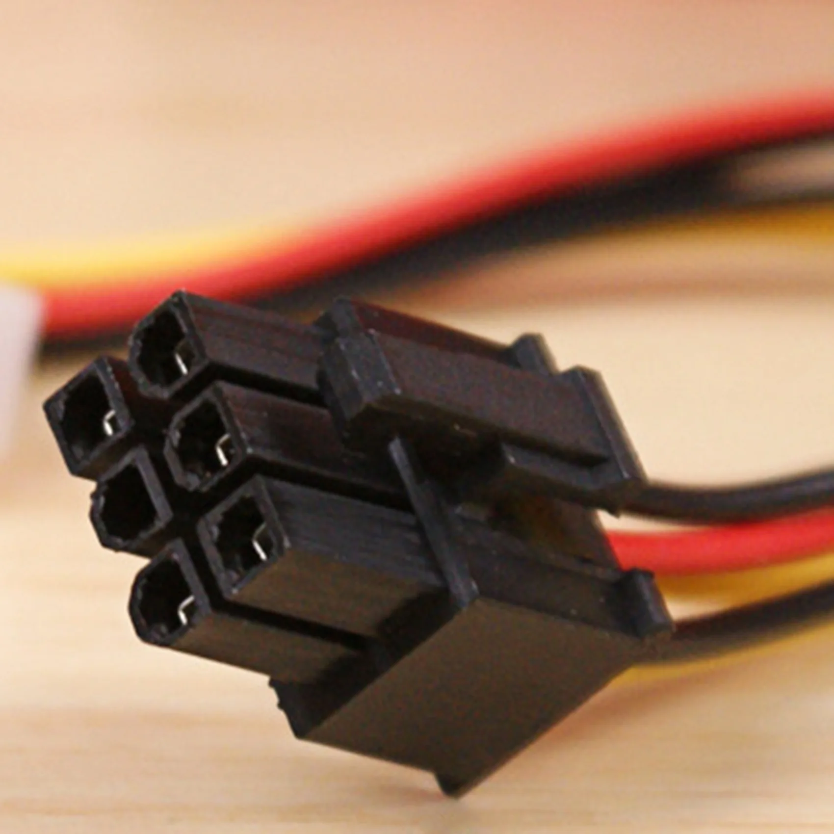 A32Z-10 Pcs 4 Pin IDE Molex To 6 Pin Power Cable GPU Graphic Card