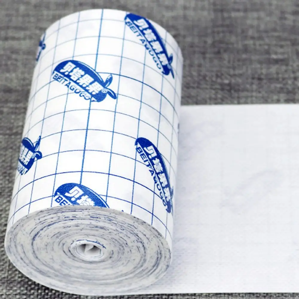 

Breathable Waterproof Plaid Fabric Cloth Health Care Non-Woven Fixation Tape Wound Dressing Adhesive Tape Antibacterial Bandage