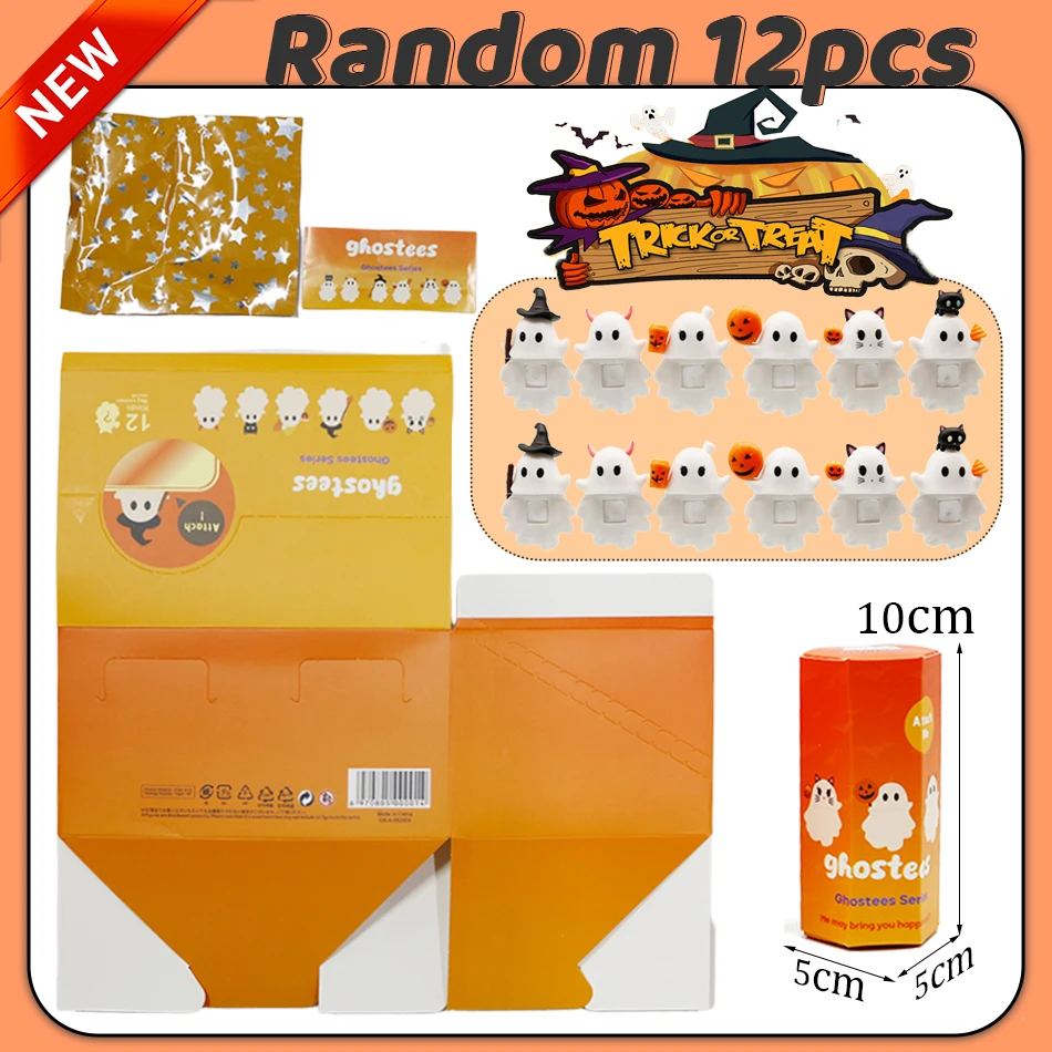 

Маленькие фигурки для телефона, фигурка для смартфона с призраком на Хэллоуин, мини-модель куклы на Хэллоуин, украшение, подарок