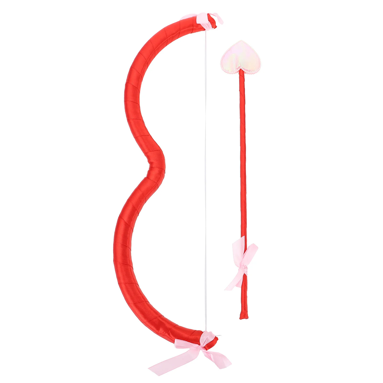 

Cupid Costume Accessory Bow and Foam Arrow Valentine Party Prop Adorable Photography Decor Romantic Event Dress Up Fun Gift