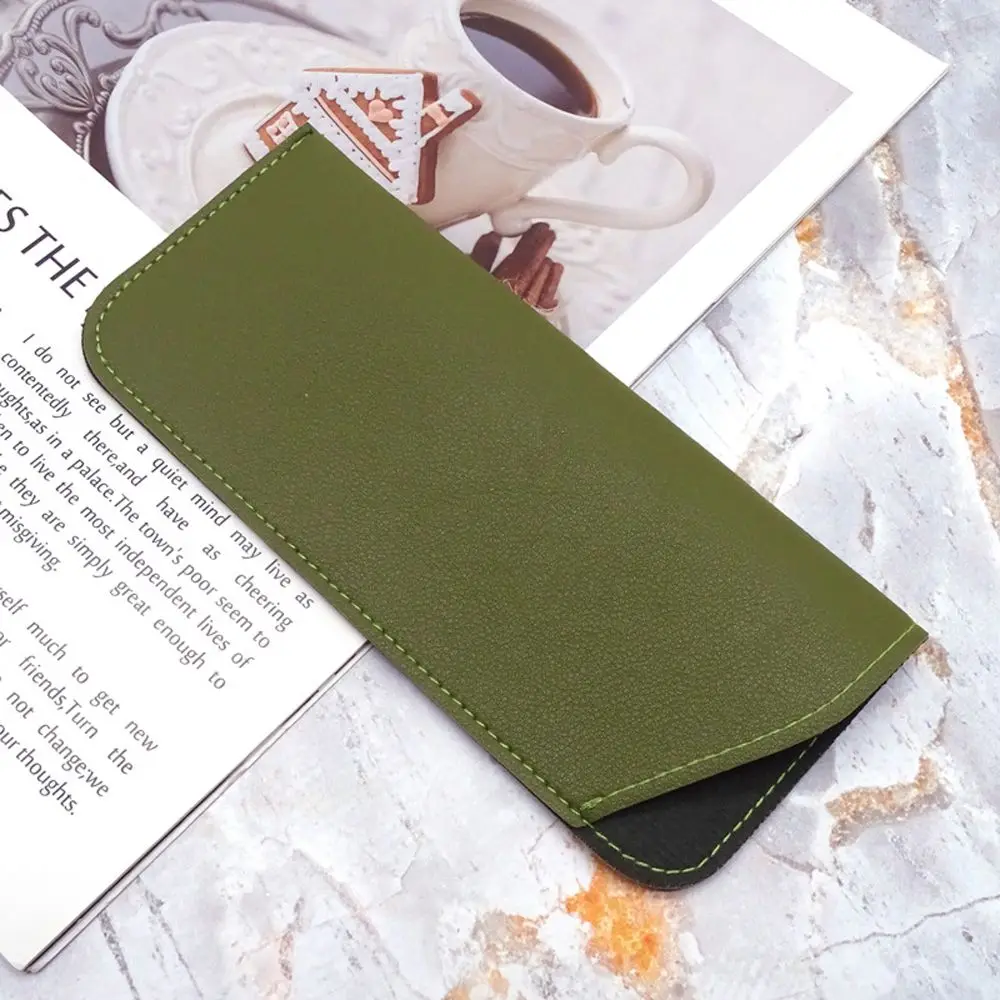 Glasses Case Eyeglass Box Eyewear Bag Eyewear Protector Containers Glasses Bags Spectacle Case Sunglasses Case PU Leather