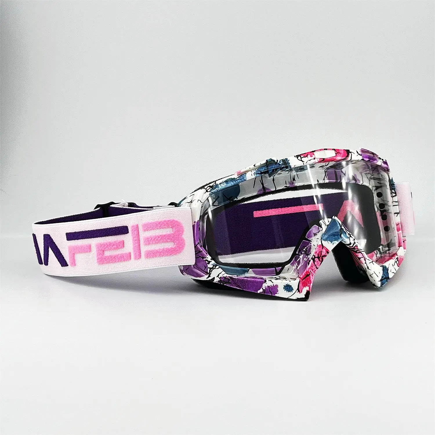 

N634 Motorcycle Goggles Windproof Riding Glasses Unisex Helmet Compatible Outdoor Sports Skiing Goggles