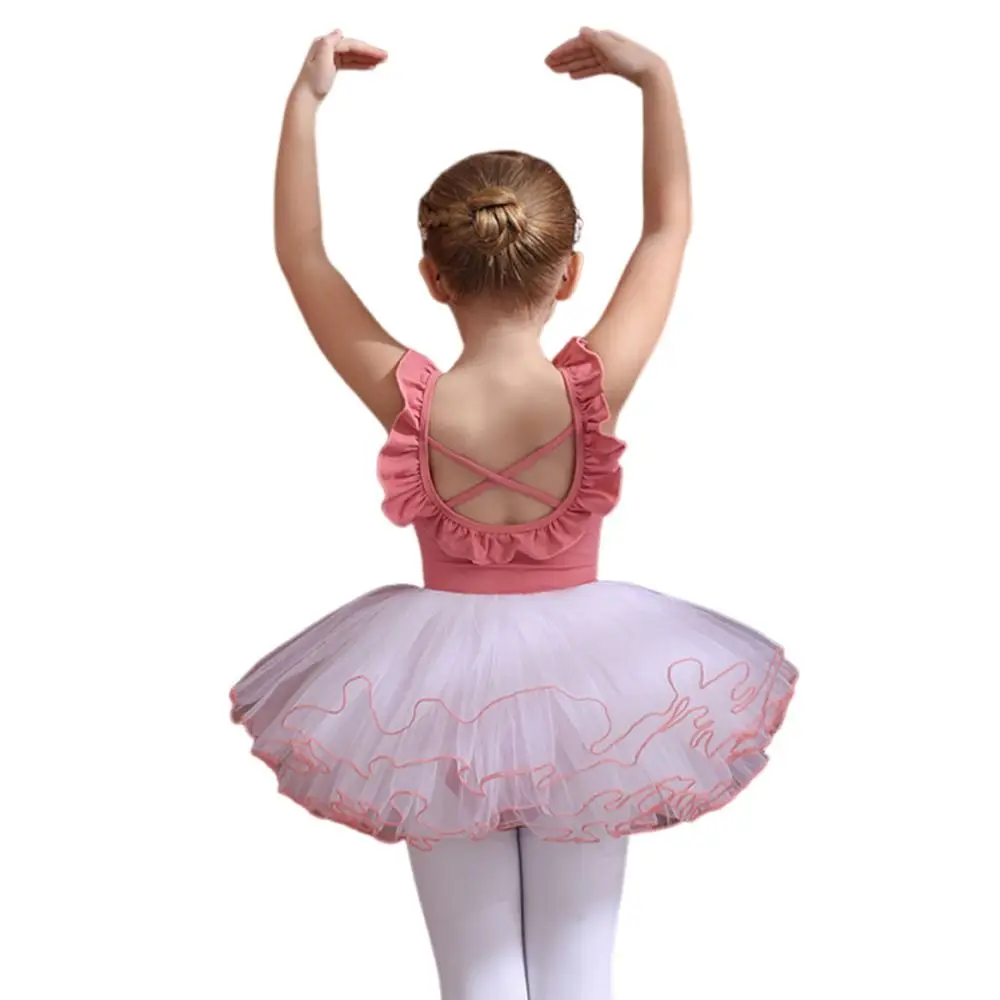 

Fashion Short Sleeve Ballet Dress Cotton Professional Gymnastics Leotards Elastic Body Shaping Ballet Bodysuits Practice