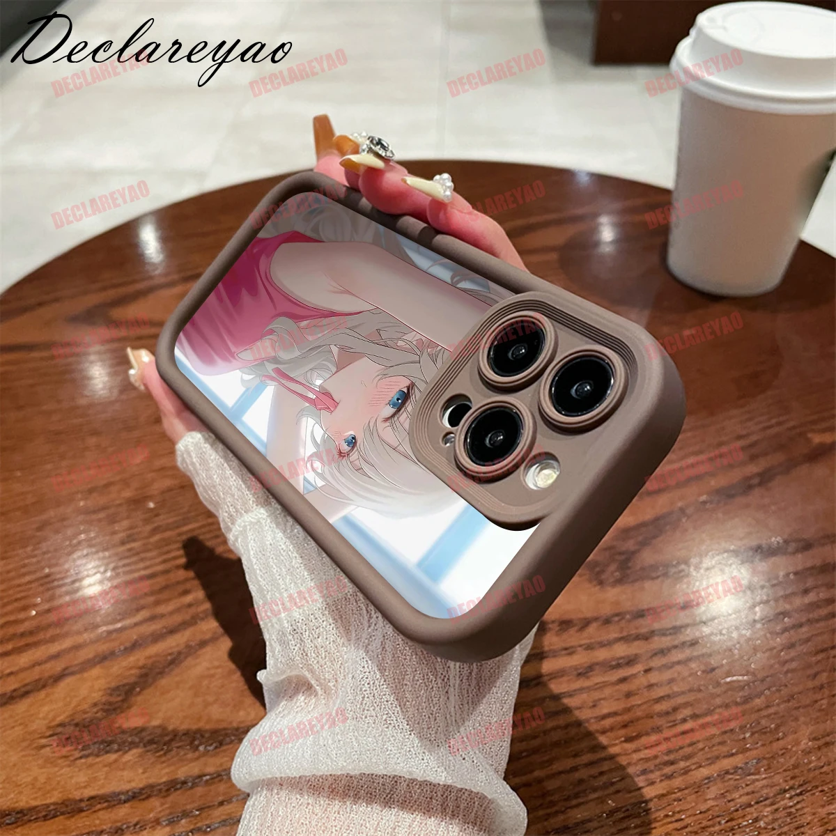 DECLAREYAO حافظة رفيعة وخفيفة الوزن غير لامعة من مادة البولي يوريثان الحراري لهاتف Redmi K Prime 14C A5 A2 K40 12R 11 Plus 13C 11T Note Pro 1 حافظة مضادة للصدمات #1