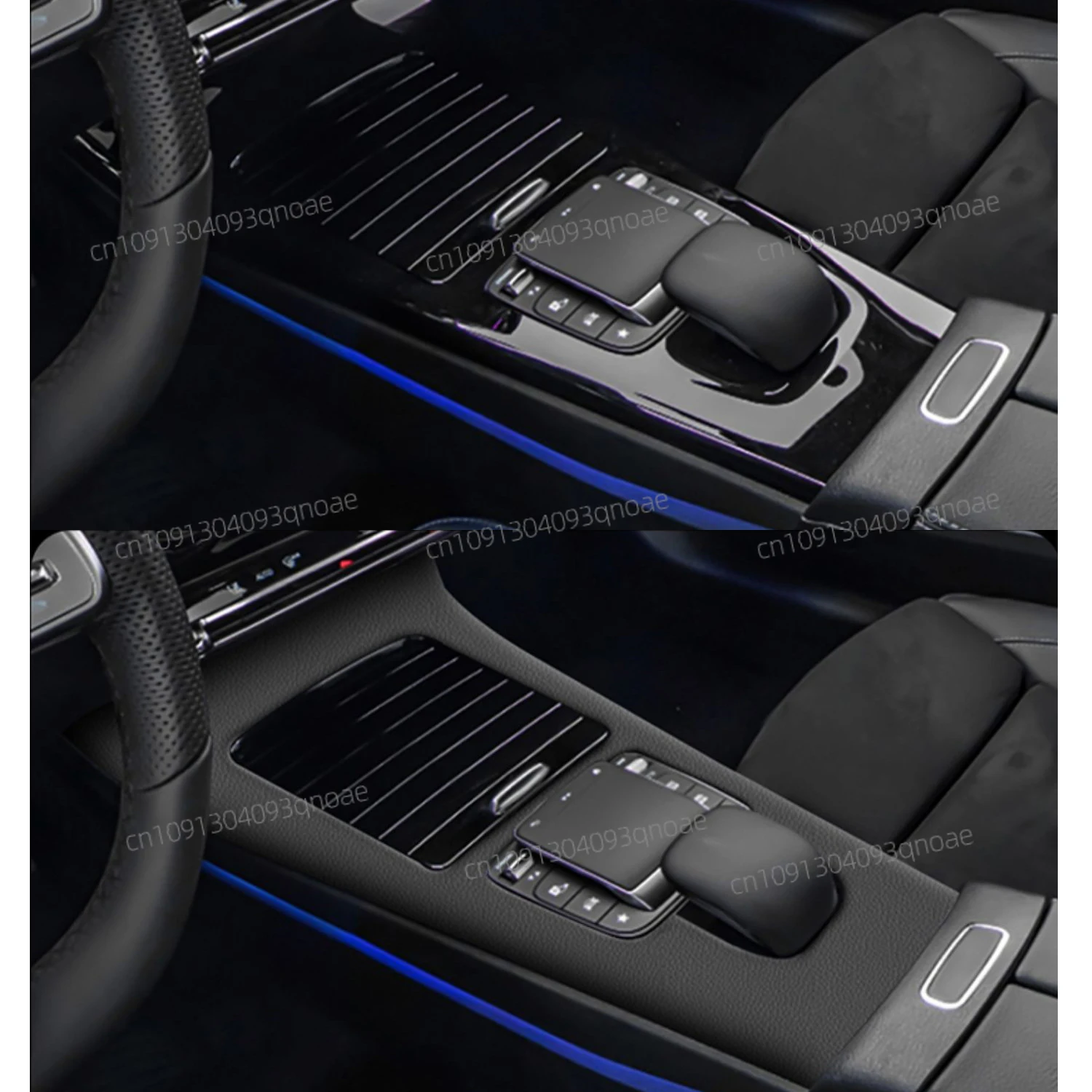 

Genuine Litchi Lychee Leather Cover for Mercedes Benz A-Class W177, CLA C118 2020 2021 2022 2023, GLA GLB 2020 2021 2022 2023