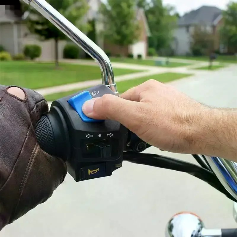 

22mm Motorcycle Handle Bar Left Right Switches Horn Turn Signal Headlight Electric Start Handlebar Controller Switch