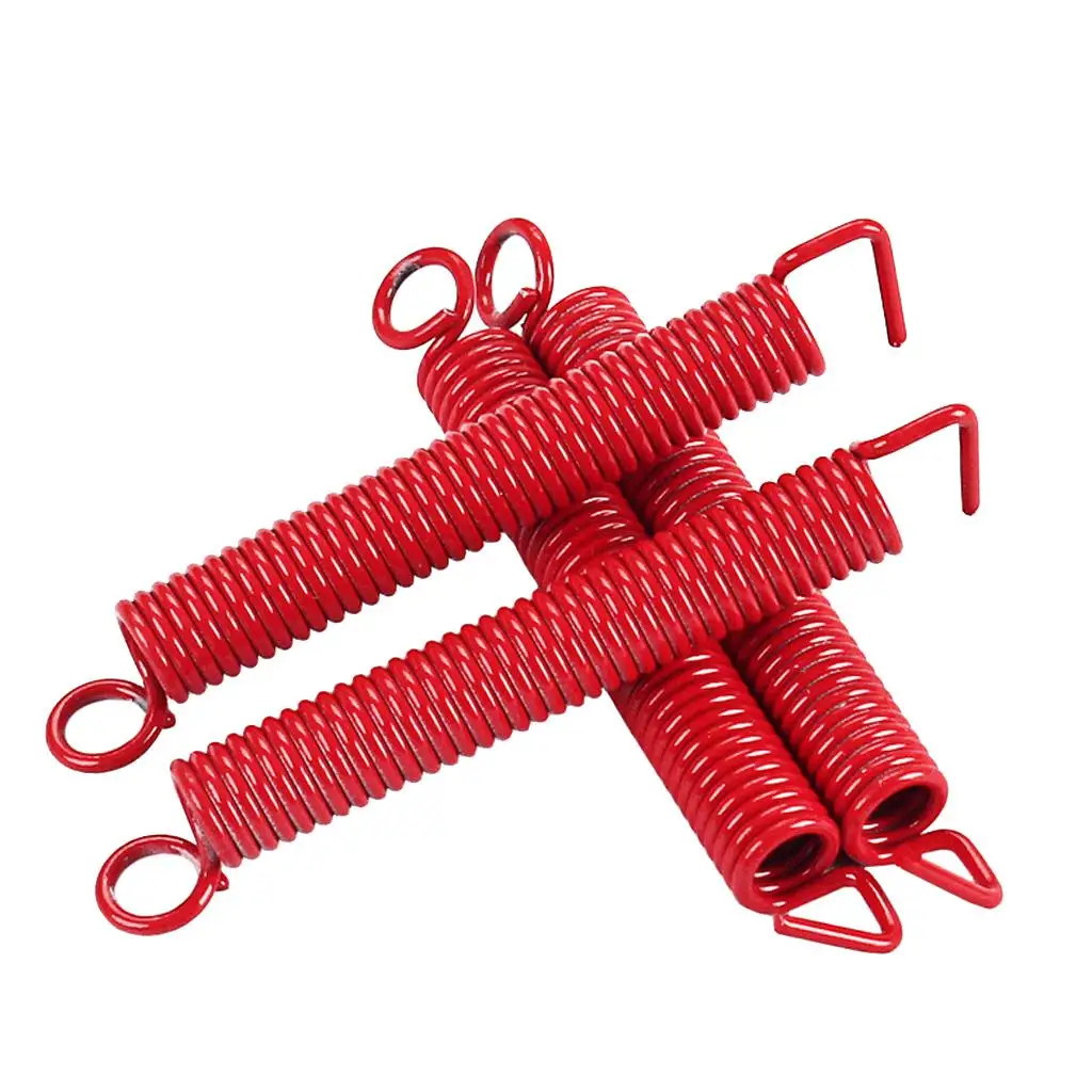 4 Pcs Electric Guitar Tremolo Bridge Springs for Bridge Guitar Replacement Parts -Red