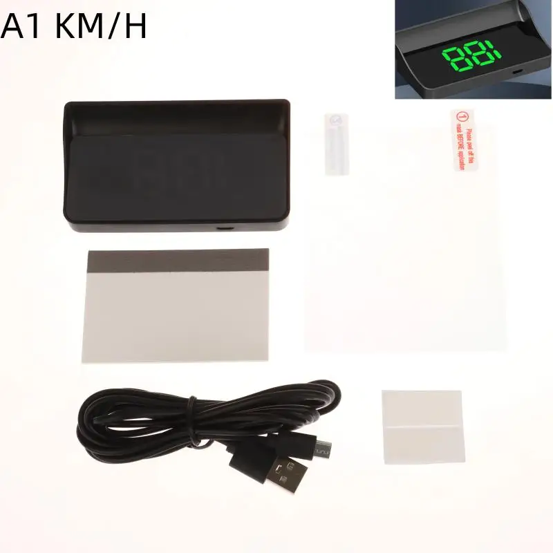 Car Universal HUD Head Up Display Digital Speedometer Projector KM/H MPH Big Font Speed Meter Displayer Auto Electronic Part