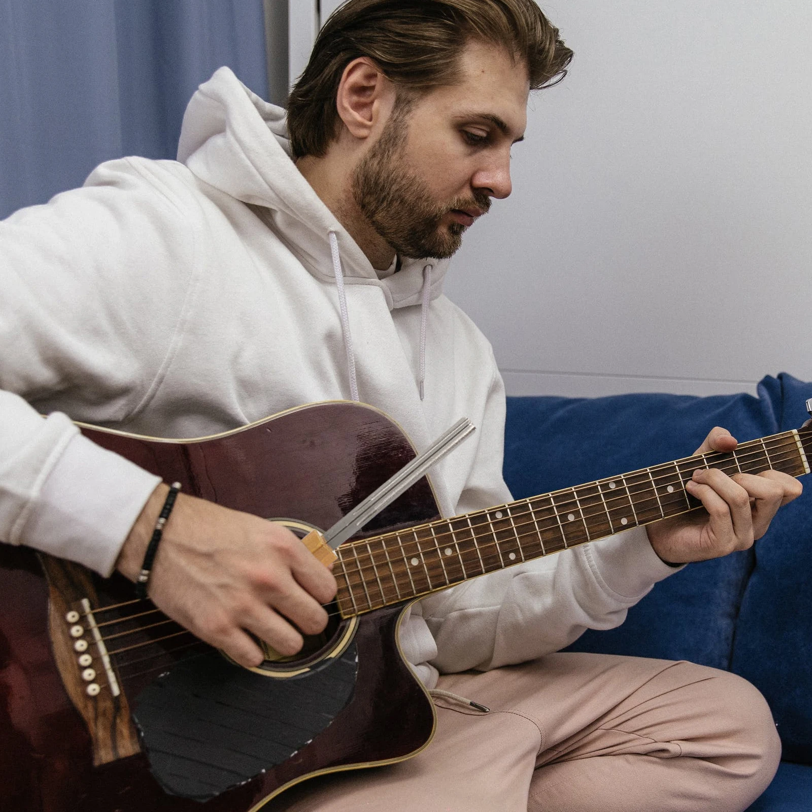 

1Set Guitar Fret File Durable Steel Head Wood Handle Professional Repair Tool for Ukulele Acoustic Electric Bass Guitar Luthier