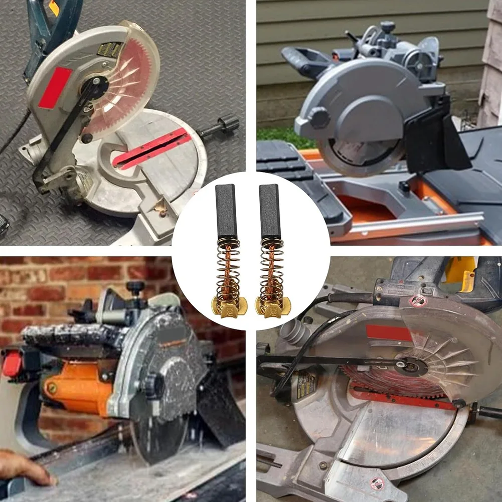 

Carbon Motor Brush 089006017092(2 Pcs) Fits for Ridgid Ryobi Tile/Miter Saw Motor Brush R4040 TS1344 TS1345 HOT