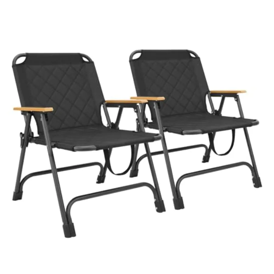 

Folding Beach Backpack Chair Outdoor Folding Portable Camping Chair with Armrest for Patio Garden Yard Beach Supports 300 lbs 2