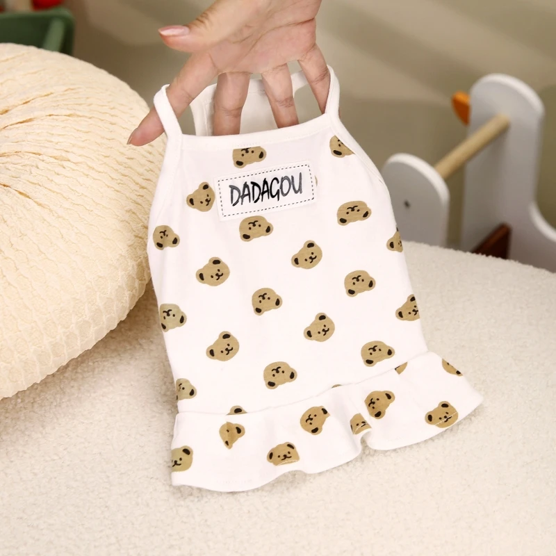 Pet Dog Clothes Summer Thin Dog couple clothing Cat Vest Teddy Pomeranian Pet Puppy Breathable Clothing Dog shih tzu Costume