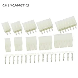 1 Set 2/4/6/8/10/12/14/16/18/20/22/24 Pin Way Pitch Molex Male Female Automotive Wire Connector Kits For PCB CPU 5559