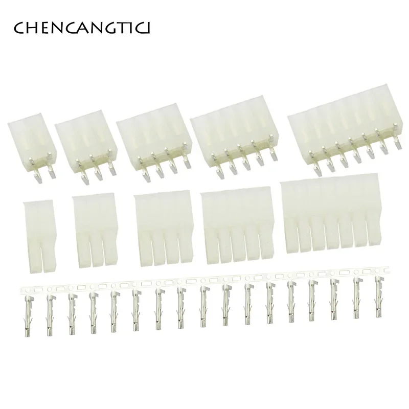 1 Zestaw 2/4/6/8/10/12/14/16/18/20/22/24-pinowych złączek samochodowych Molex męskich i żeńskich do PCB CPU 5559