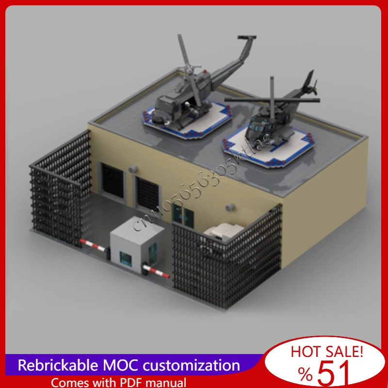 

3934 Parts MOC Multi Functional Military Base Model Modular Building Blocks Technology Assembly Kids Toys Popular Festival Gifts