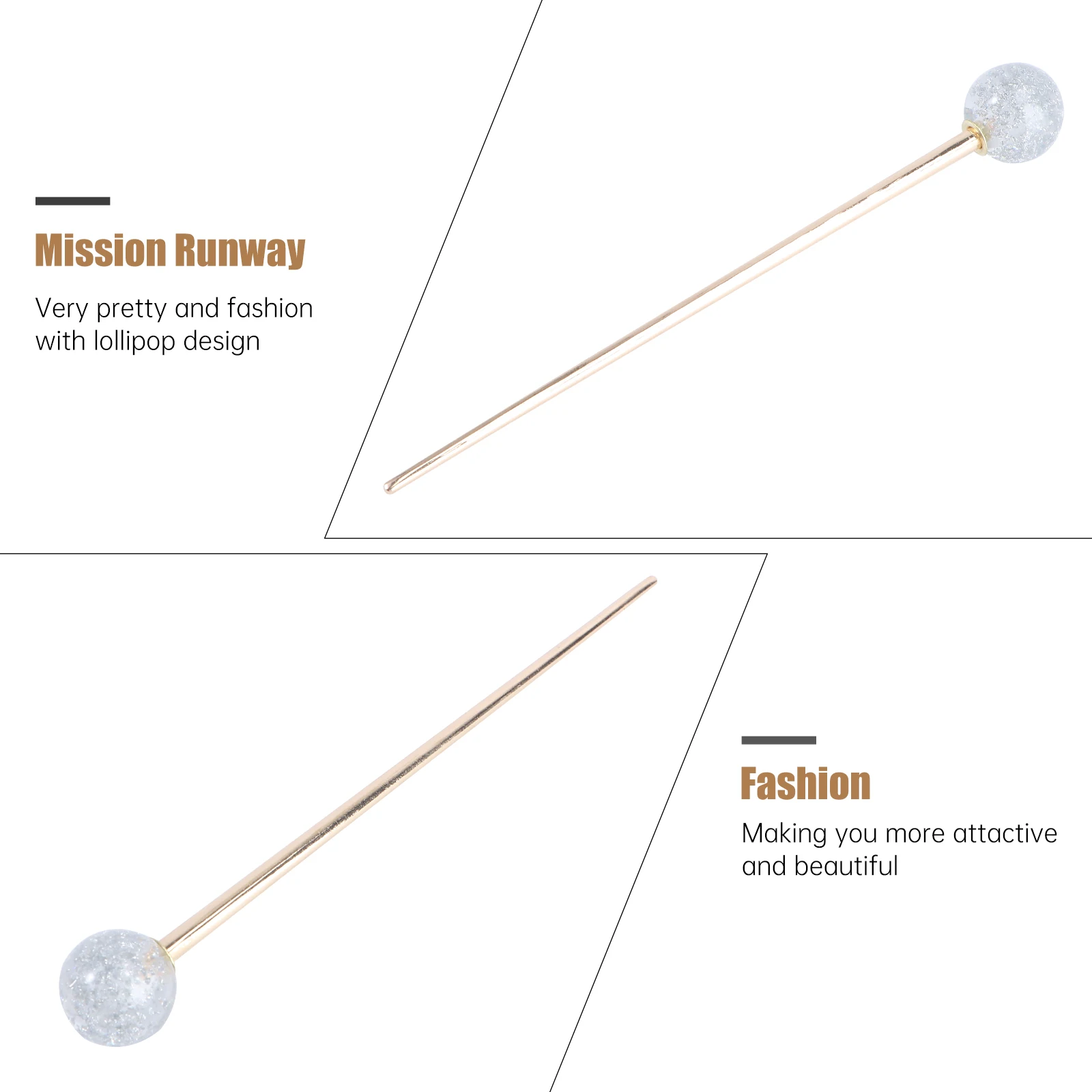 

Hairpin Accessories Toppers Pins Clip for Women Metal Accessory Bride Decorative Girls