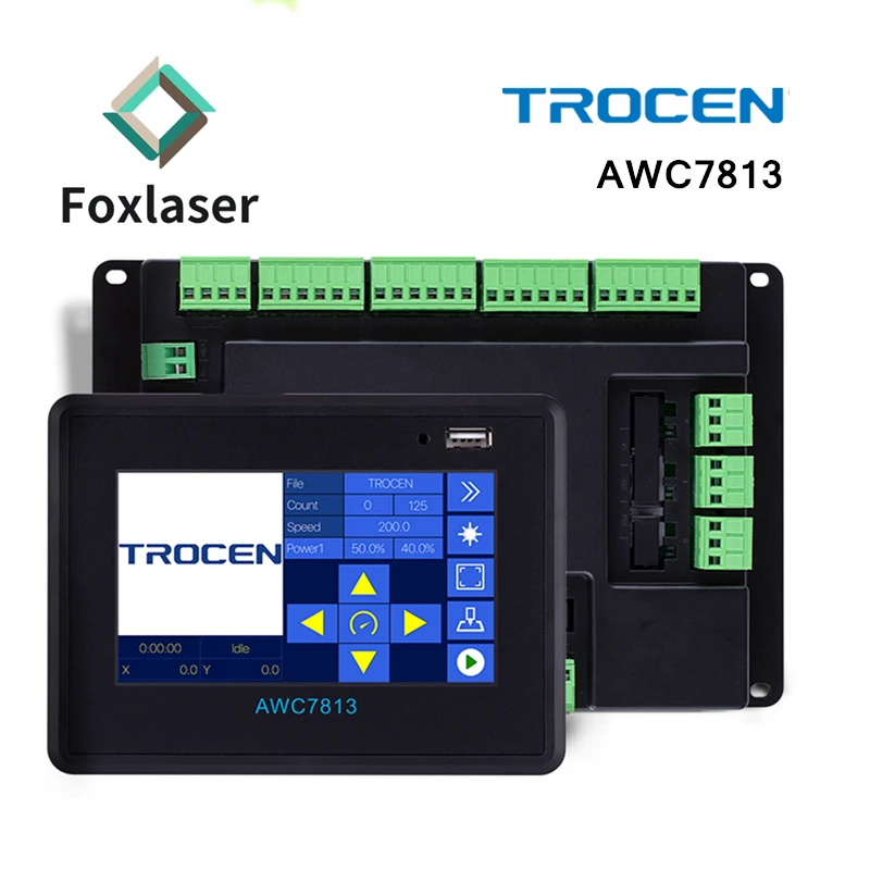 مصنع AWC Trocen آلة الليزر تحكم AWC 7813 لوحدة تحكم القطع بالليزر