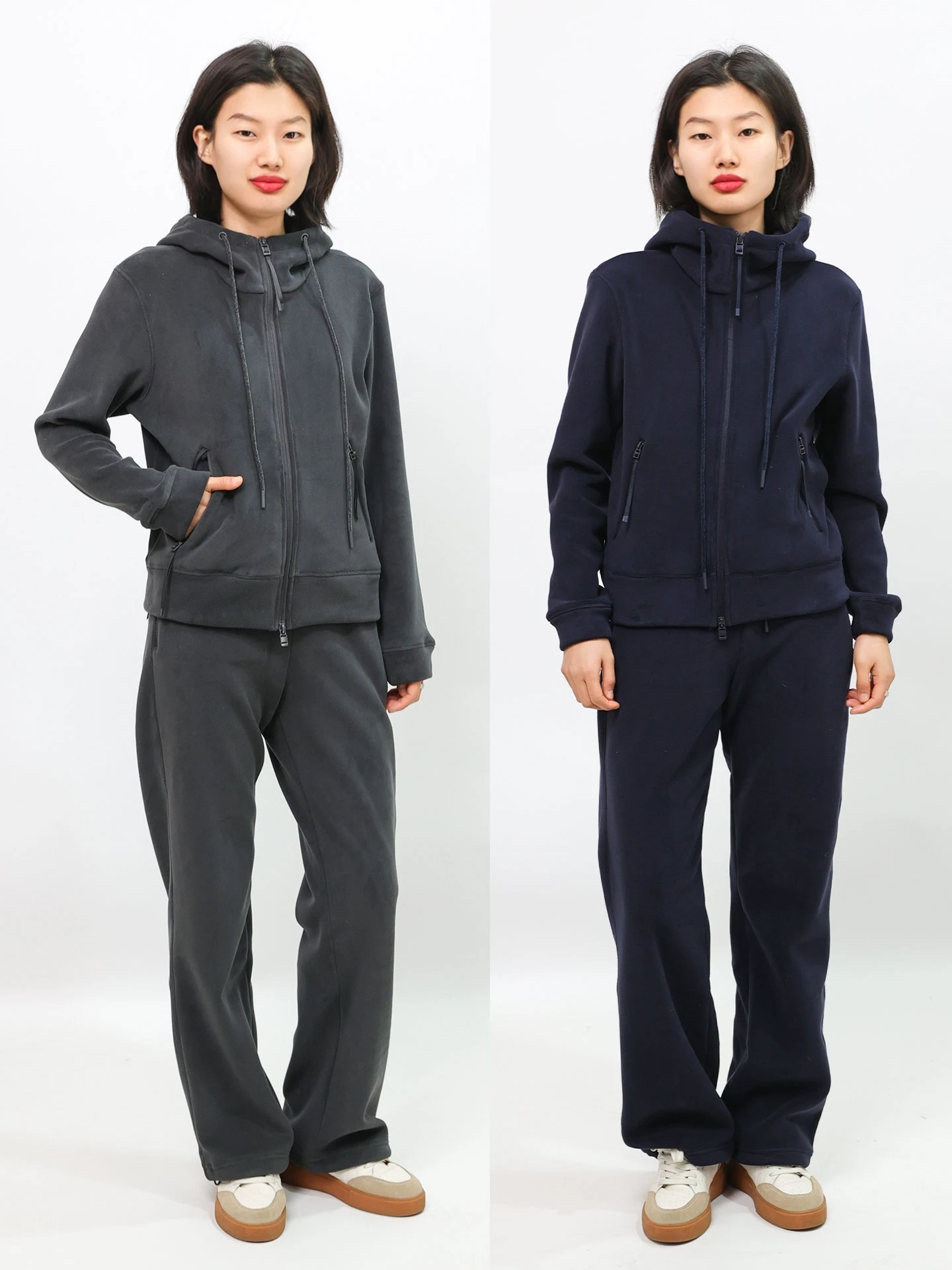 

Теплый и комфортный спортивный повседневный комплект Orlon Fce: свободный свитер, кардиган и брюки. Зимняя коллекция. Женский костюм PG34L.