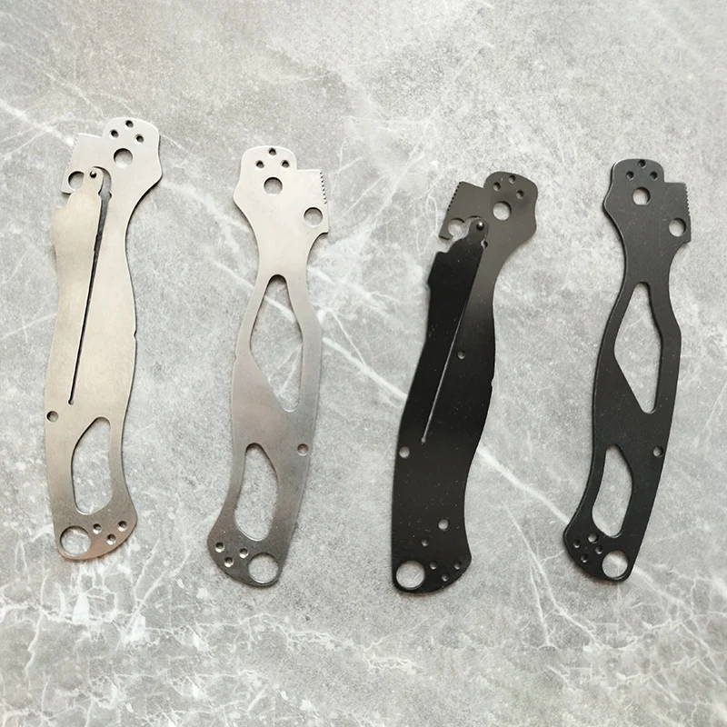 

4 Types Stainless Steel Knife Handle Part Liners Lining Spacer Accessories For Genuine Spyderco C81 Paramilitary 2 Para2 Knives