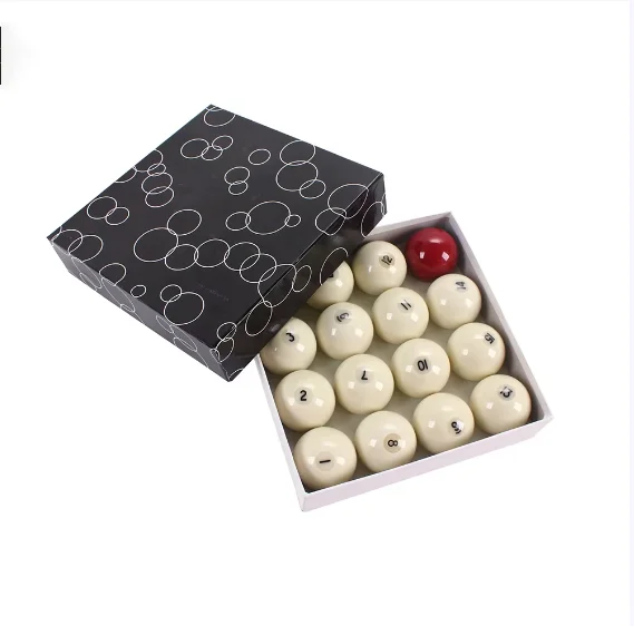 High Quality 68mm Russian Pyramid Resin Balls Set Eastern Europe Style Billiard Cue Ball Snooker Sport Equipment Box Packaging