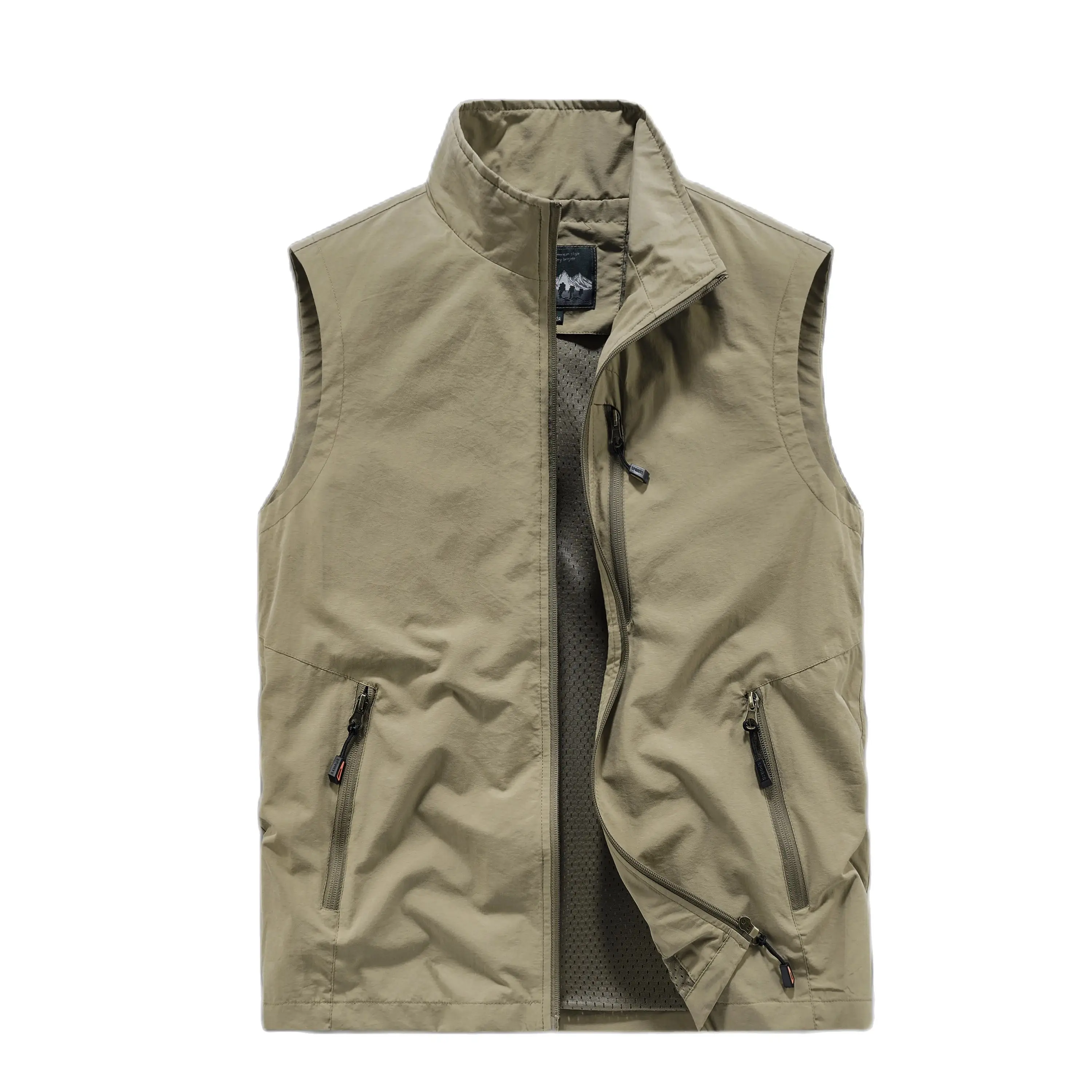 

Summer New Pockets Men US Tactical Hiking Fishing Vest Mens Photographer Waistcoat Mesh Cargo Camping Climb Jacket Tool Vest