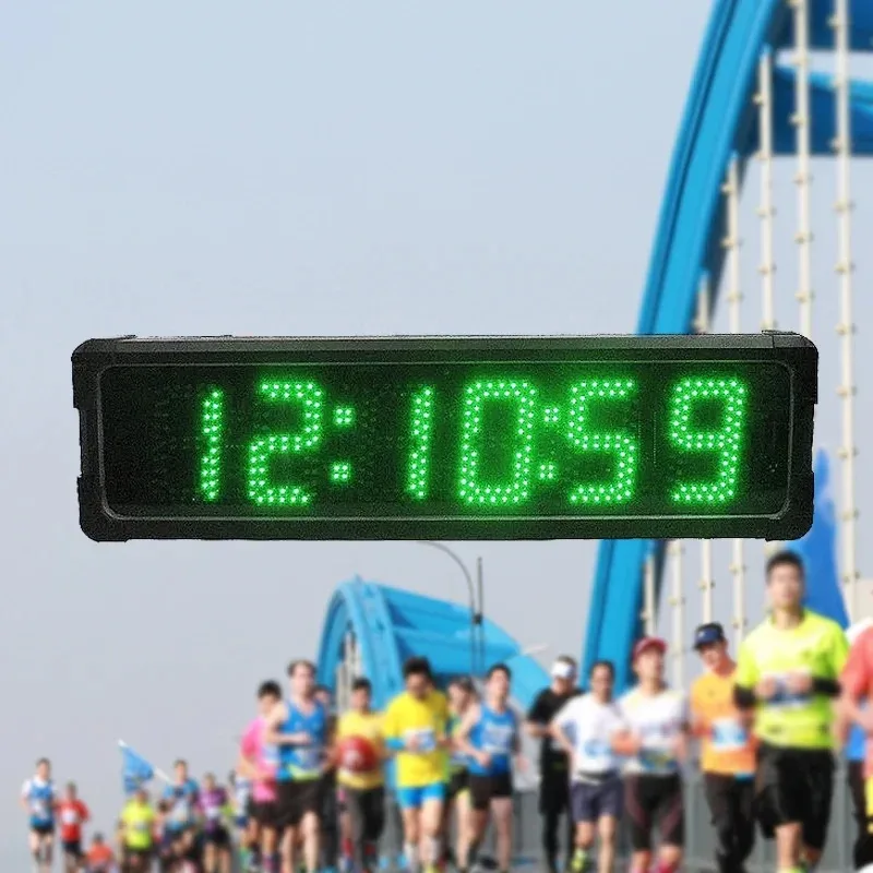

Countdown Timer, Large LED Clock with Tripod, Waterproof, Green Color, Large Stopwatch, Outdoor Sport Event