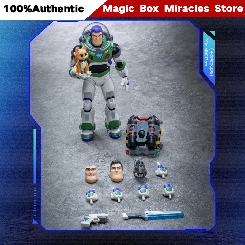 Original POPMART Gong Buzz Lightyear bewegliche Actionfigur Bausatz Space Ranger Disney Pixar Sammlerstück für Hobbyisten