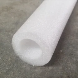 1M white EPE protection tube Pearl wool sponge foam Rubber hose Hollow high density