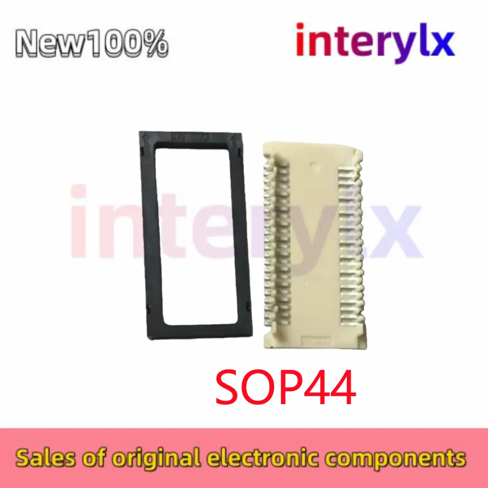 1Pcs/Lot spacing 1.27mm IC chip SOP44 memory flash aging socket burning test socket 44 pins