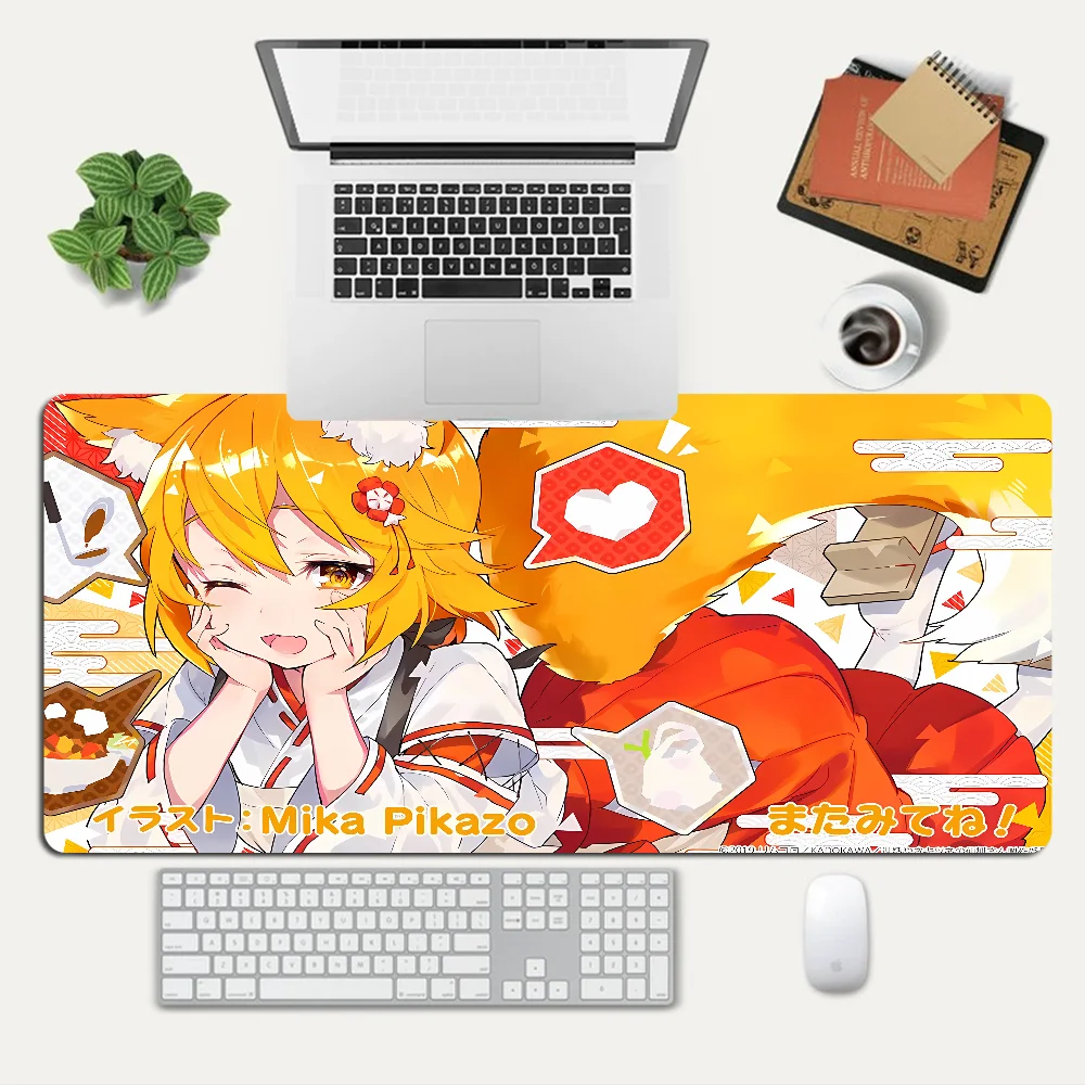 The Helpful Fox Senko-san Mousepad Custom Skin Desktop Desk Mat Kawaii Gaming Accessories Students Writing Pad for PC Computer T