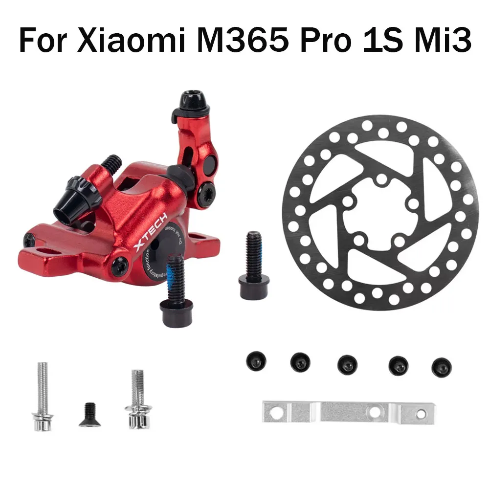 Monorim Rear Wheel Aluminum Alloy Disc Brakes Calipers Set For Xiaomi M365 Pro 1S Mi3 E-Scooter Line Pulling Hydraulic Brake