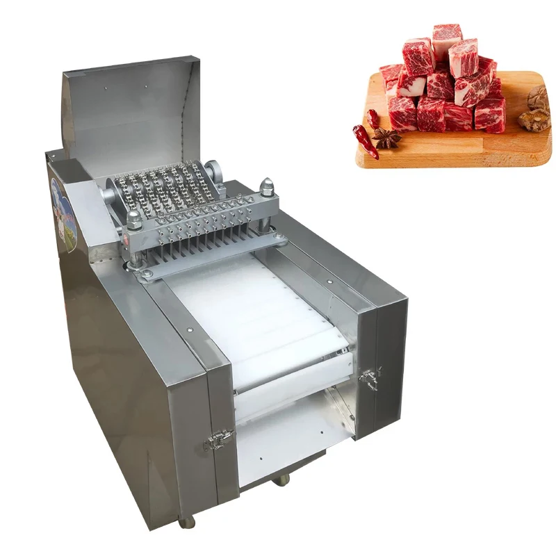 2025New High-Power Dicing Machine For Ribs Pig Feet Chicken Duck Fish Frozen Meat Slicer Commercial Meat Chopping Machines