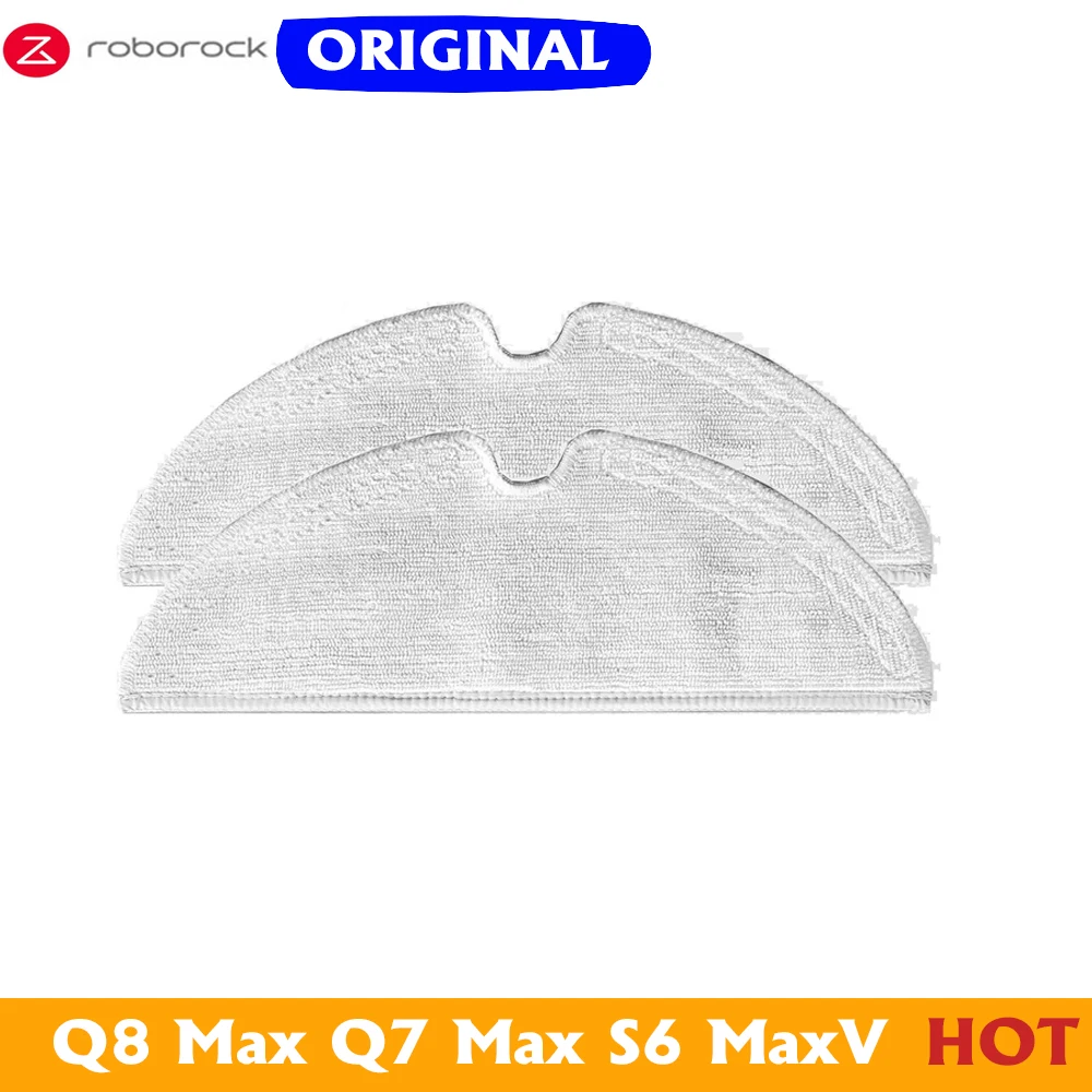 Original roborock q8 max q7 max s5 max s6 s6 maxv q8Max+ Microfiber Mop Cloth  Vacuum Cleaner  Replacement  Accessories