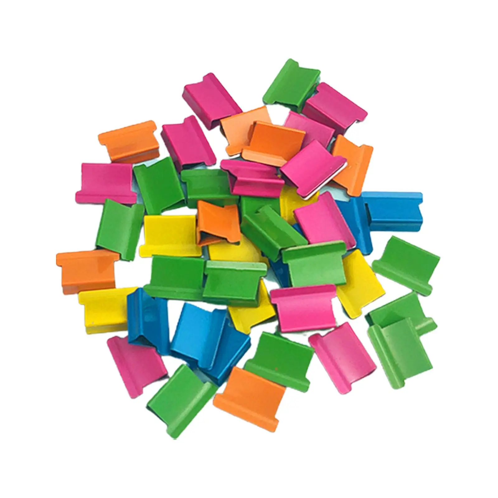 5xMini Stapler Classroom Small Stapler Set Fixing Stationery Multicolor