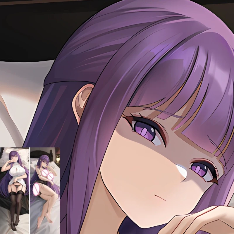 

Подушка Dakimakura с аниме папоротником, наволочка с двусторонним принтом для обнимания тела, домашнее постельное белье, Прямая поставка