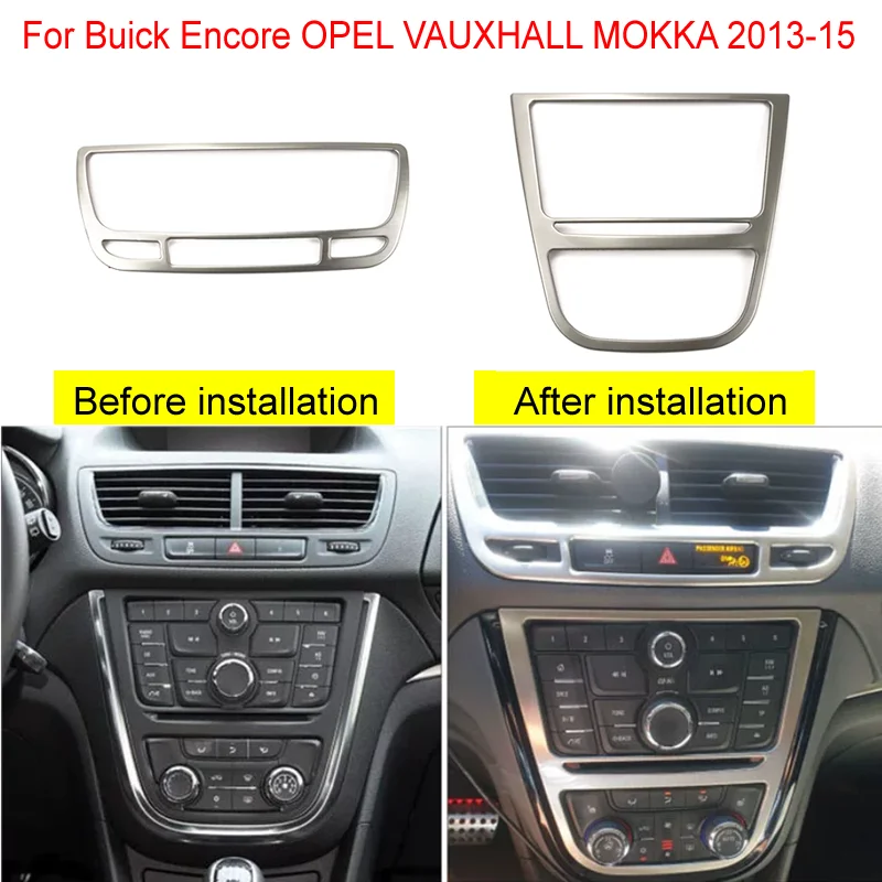 Car Accessories center Dashboard air conditioning outlet air vent decoration frame For Buick Encore OPEL VAUXHALL MOKKA 2013-15