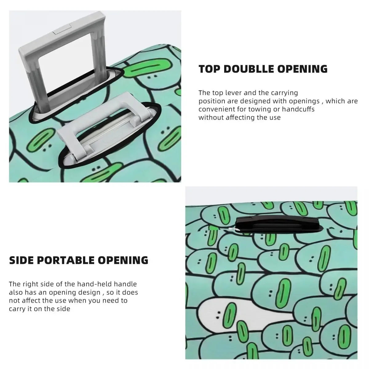 Be The One Odd Duck Print bagagli protettivi antipolvere elastici impermeabili da 18-32 pollici accessori da viaggio per la copertura della valigia