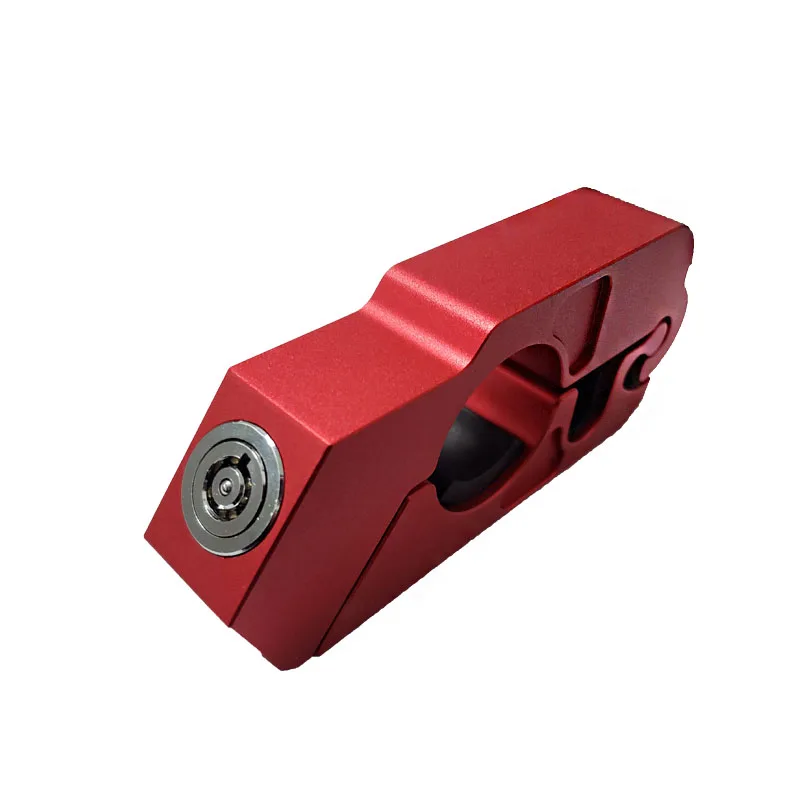 Numerical control aluminum alloy motorcycle handle lock handle lever lock