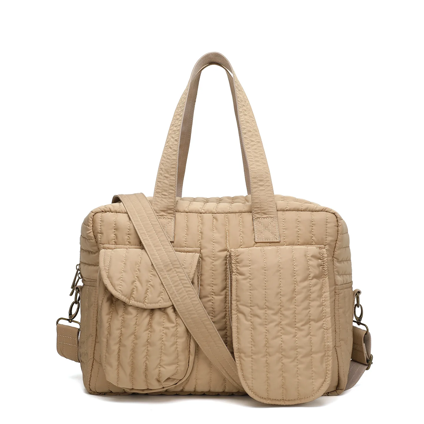 Lage السفر الأمومة حزمة المرأة رسول حقائب اليد متعددة الوظائف كيس Langer Bébé حقيبة حفاضات القطن مبطن حقيبة حفاضات الطفل #5