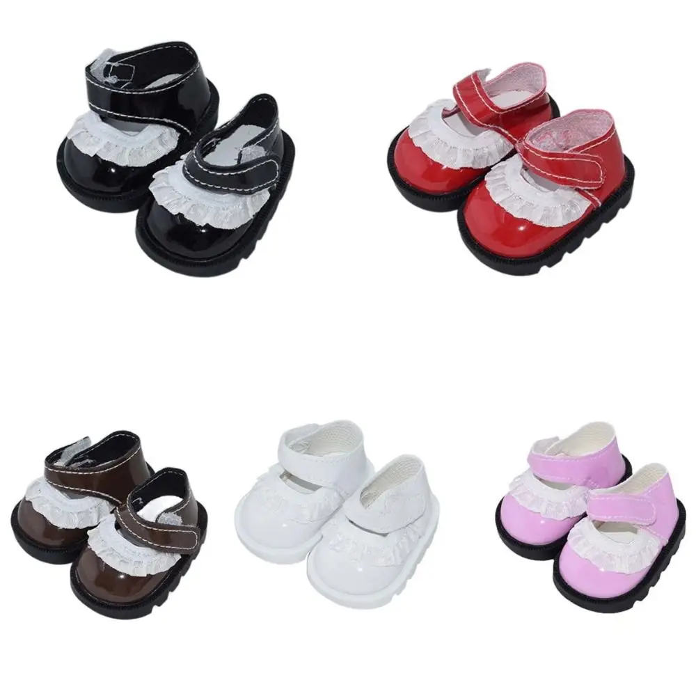 PU Leather PU Leather Bow Doll Shoes Doll Shoes Boots Shoes Leather Shoes Dolls Mini Cute Doll Shoes Boots Children Toys