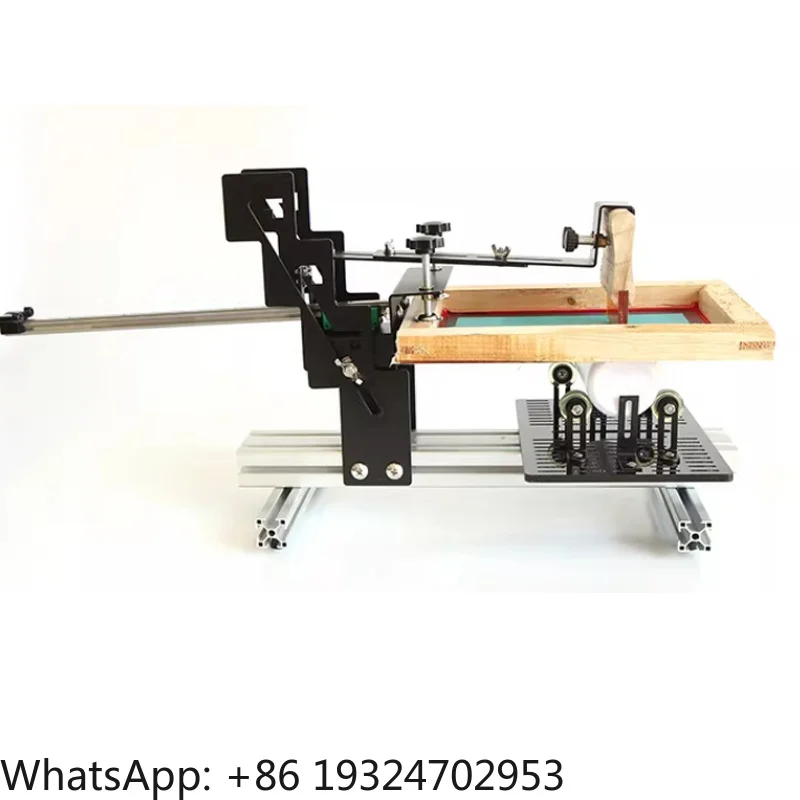 Manual Curved Screen Printing Machine Is Suitable for Printing Cylindrical Objects (cups/bottles/tubes) Screen Printing Machine