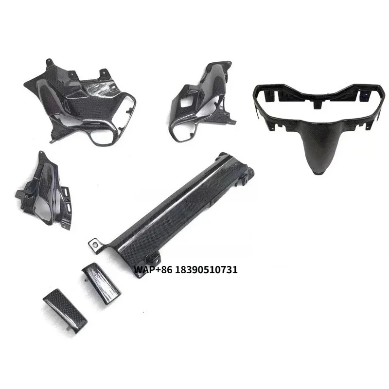 OEM Style Real Dry Carbon Fiber Interior Air Conditioner Air Outlet Trim  Central Control Dashboard for  458 Italia