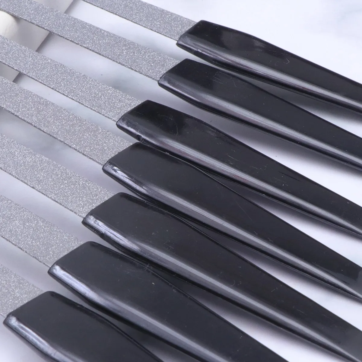 15 Pcs Manicure Tools Professional Double-sided Metal Nail Buffer Polishing Strip Files Care