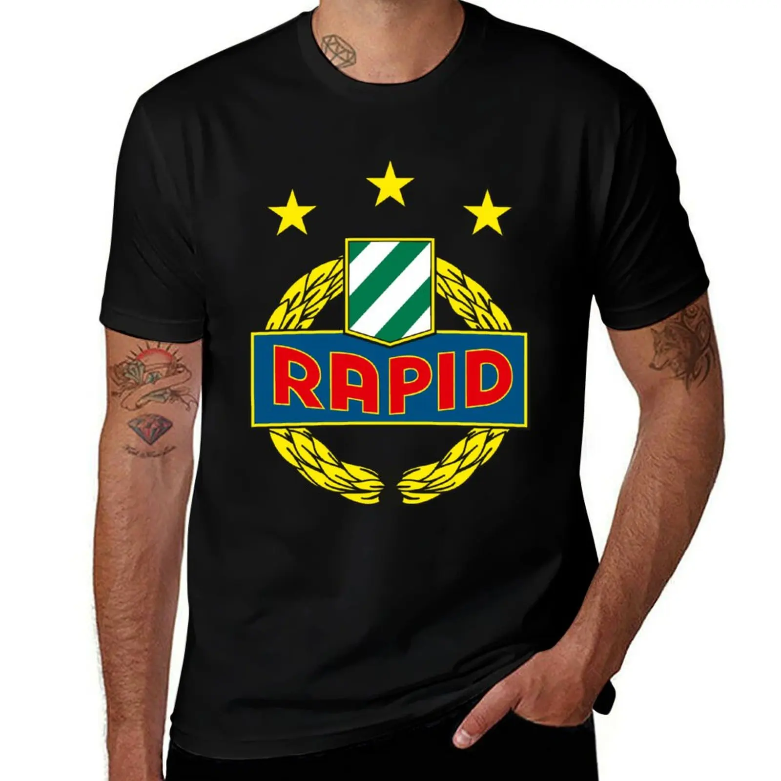Футболка RAPID WIEN FOOTBALL CLUB, футболка с короткими рукавами для тренировок в тренажерном зале