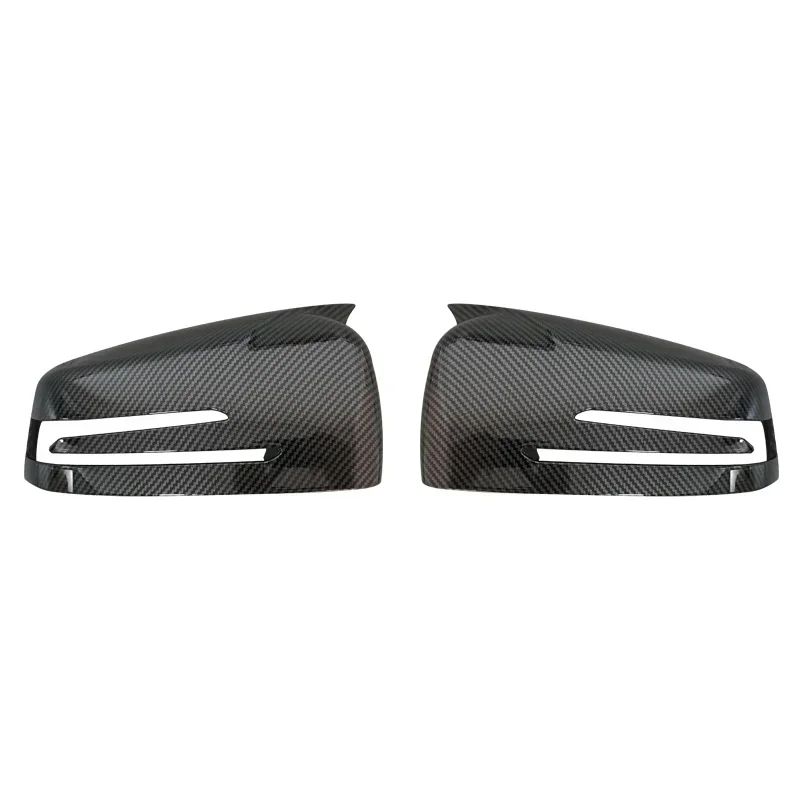 For Mercedes Benz A B C E S CLA GLA GLK Class W176 W246 W204 W212 W221 C177 X204 X156 Carbon Fiber Car Rearview Mirror Cover
