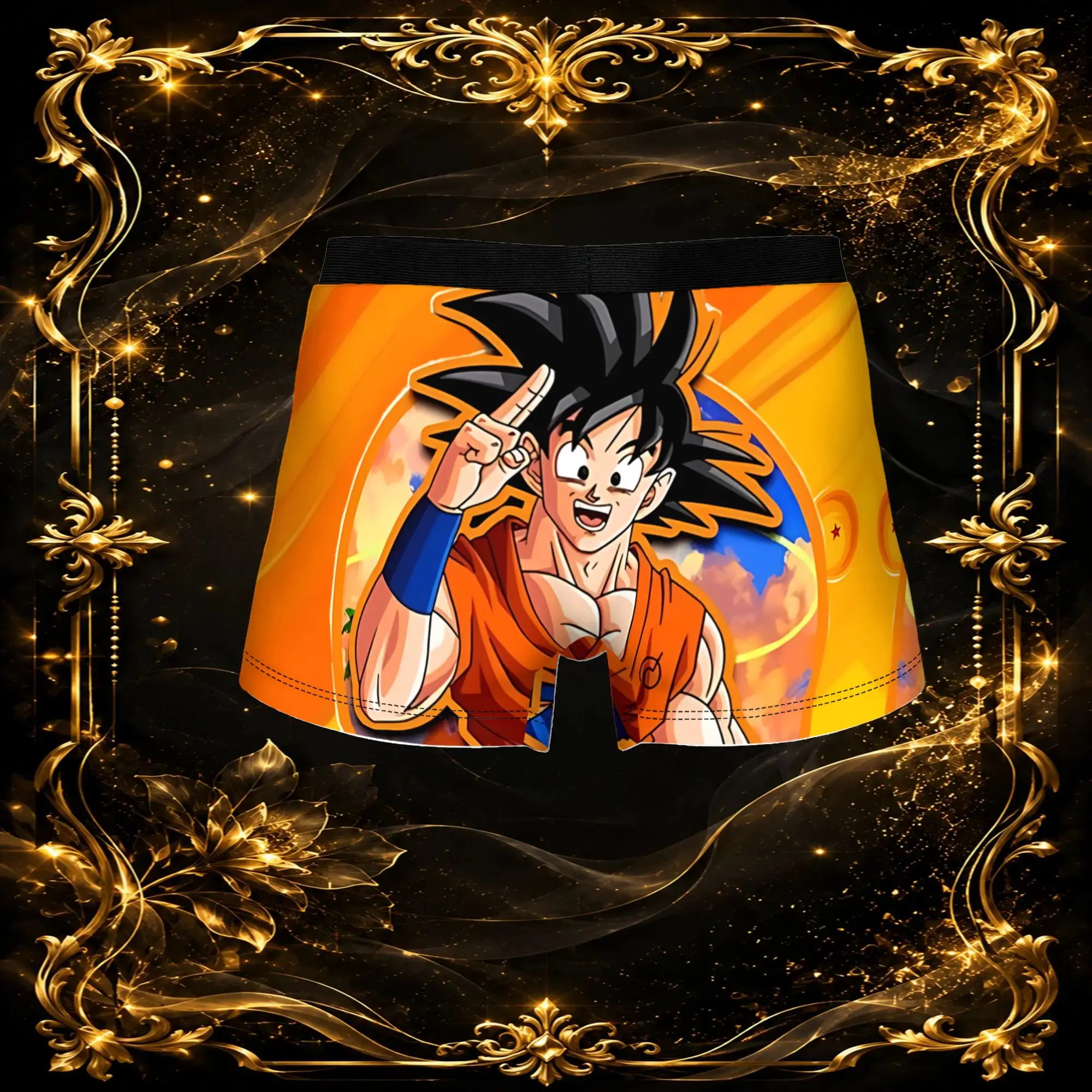 3Pcs Dragon Ball Z boxers  Underpants Breathbale Panties Men's Underwear Ventilate Shorts Boxer Briefs