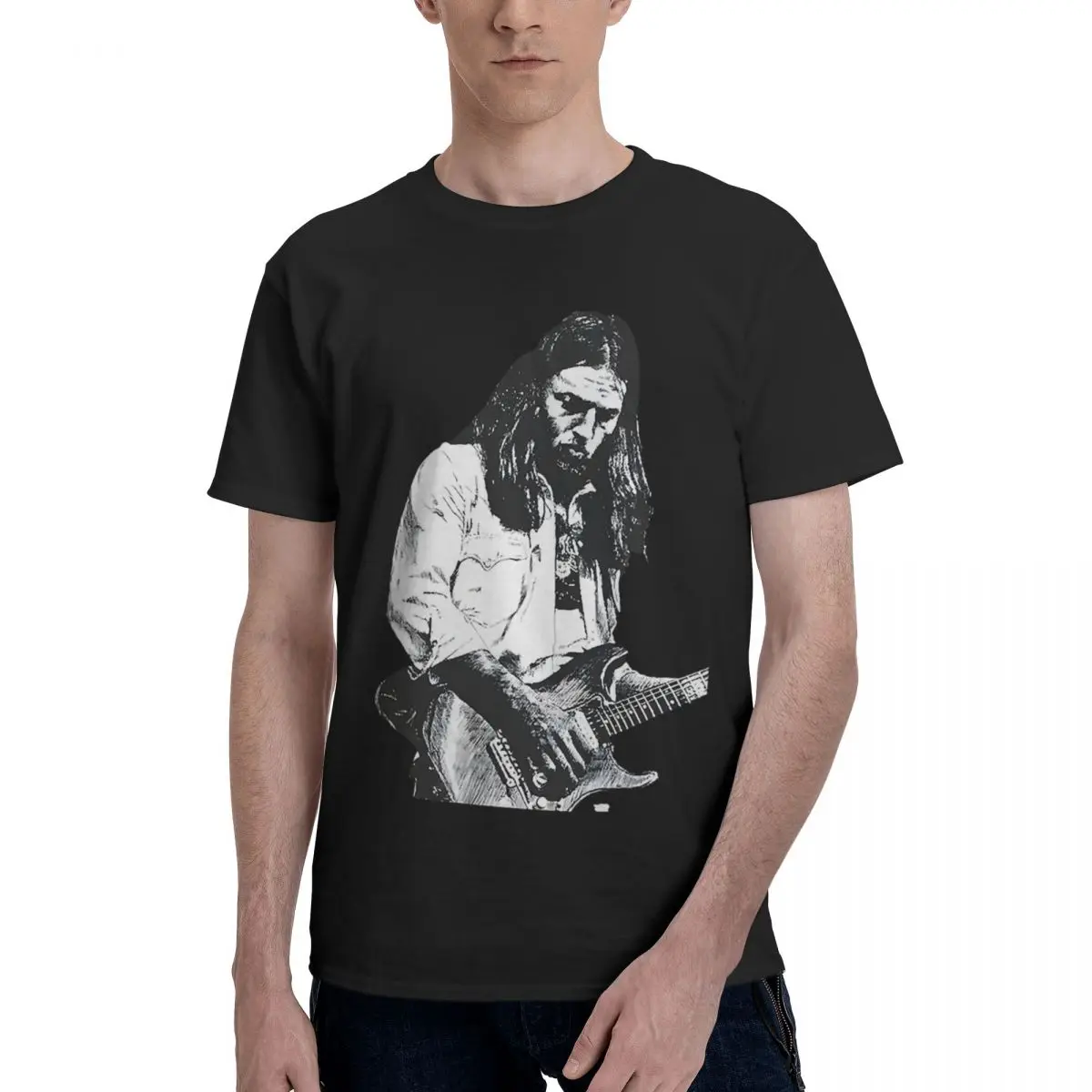

David Music Gilmour (2) 2 100% Cotton Casual Breathable Confortable T Shirt Short Sleeve T-Shirt Men's Shirt