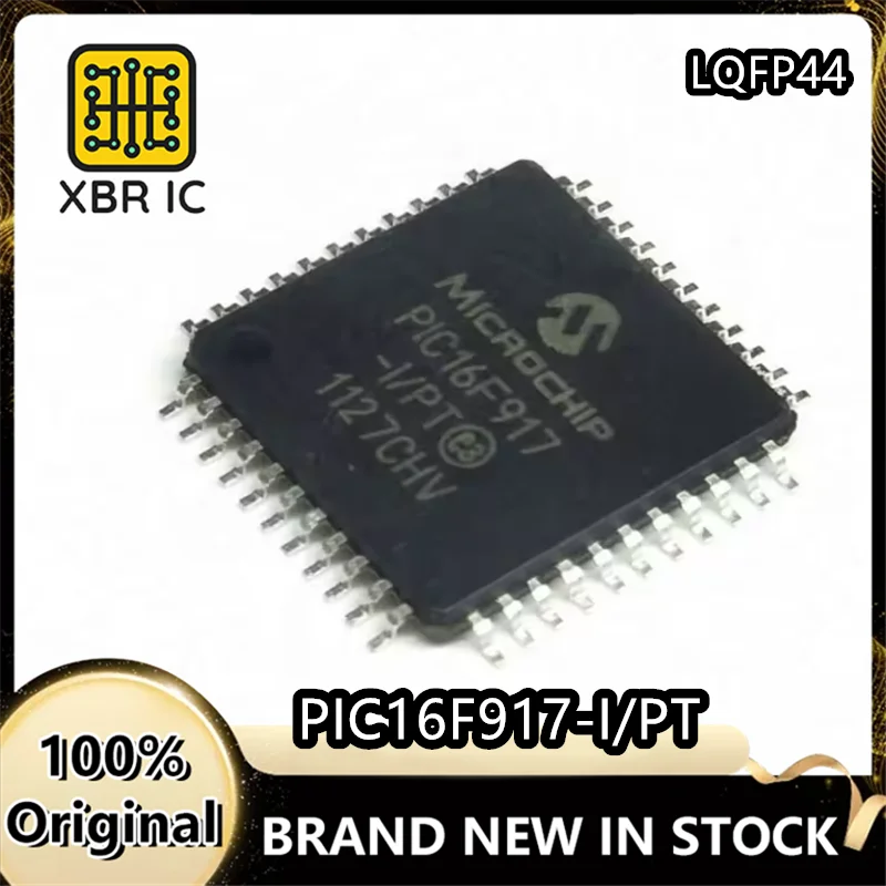 

(10/30 pieces) PIC16F917-I/PT PIC16F917 PIC16F917-I SMD package TQFP-44 8-bit microcontroller chip New original authentic spot