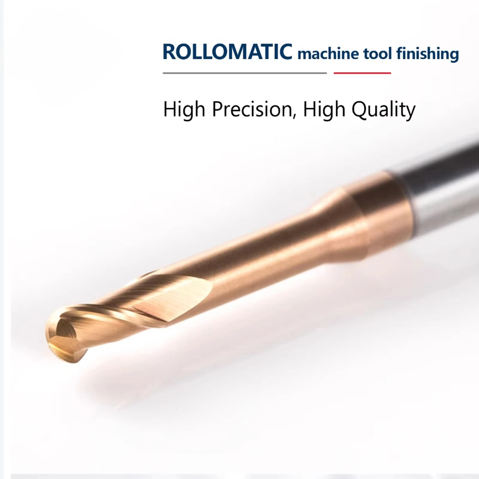 HRC65 HRC60 Wolframstahl-Schaftfräser mit tiefer Nut, 2 Schneiden, Hartmetall-Schaftfräser mit verlängerter Nut für Stahl und Aluminium – Detail 4