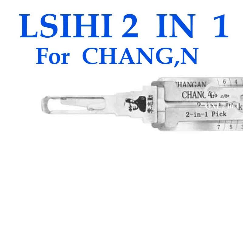 

1pcs LISHI for CHANGA,N 2 in 1 Auto Pick and Decoder Ganzua Tools Master Key Lishi Tool Full Set decoder Car Locks Locksmith